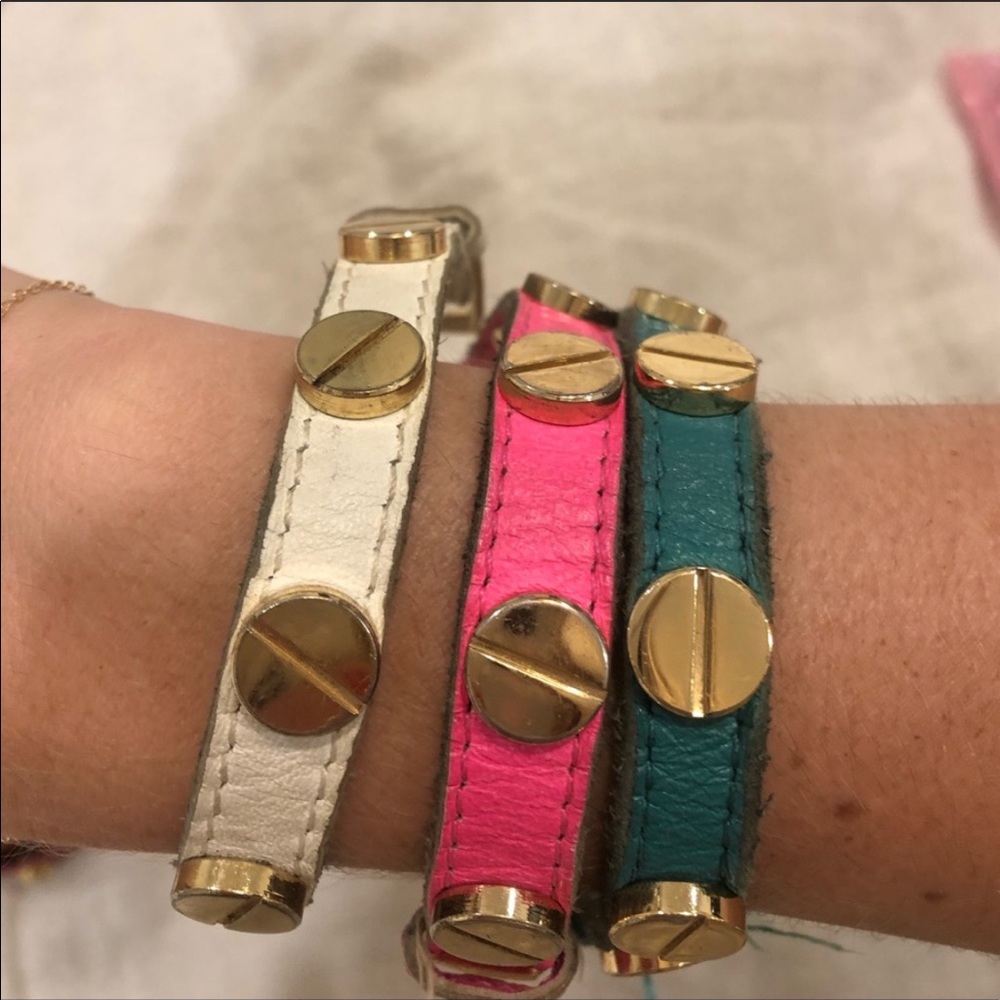 White cc skye bracelet